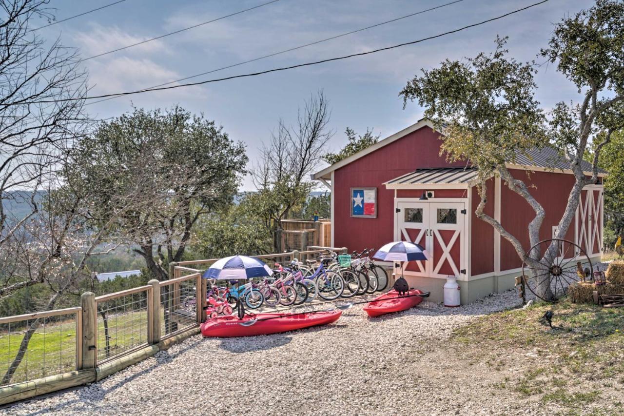 Kerrville Converted Barn Tiny Home With Kayaks! Exteriör bild